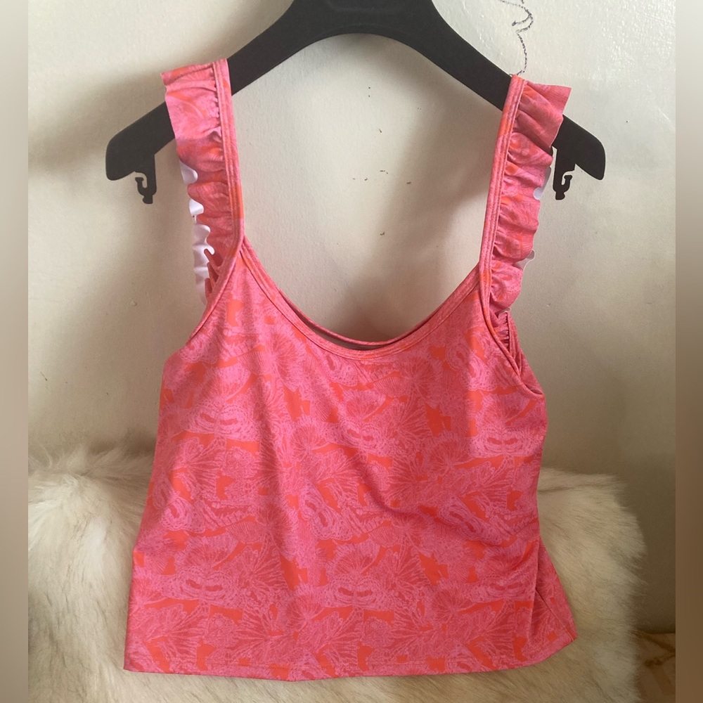 NWT Kortni Jeane Butterfly Motif Swim Top